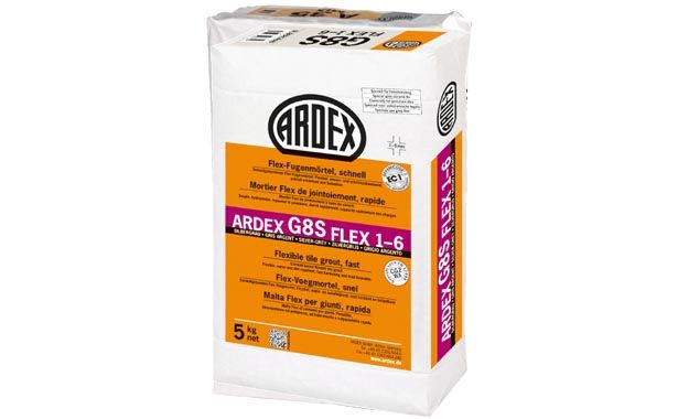 ARDEX Заполнитель для швов ARDEX G8S FLEX 1-6 серебристо-серый