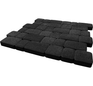 Тротуарная плитка "Инсбрук Альт", 60 мм, черный, Native