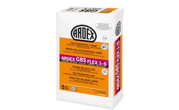ARDEX Заполнитель для швов ARDEX G8S FLEX 1-6 серый
