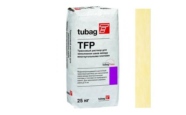 TFP Трассовый раствор для заполнения швов многоугольных плит, кремово-желтый