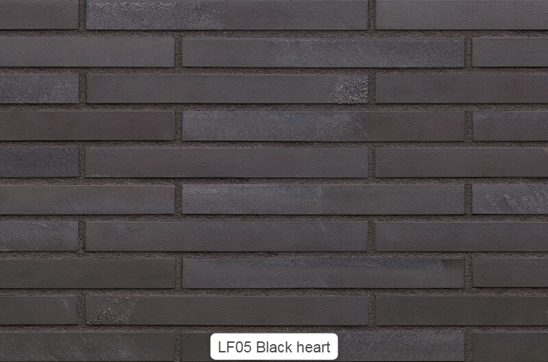Клинкерная плитка Black heart (LF05)