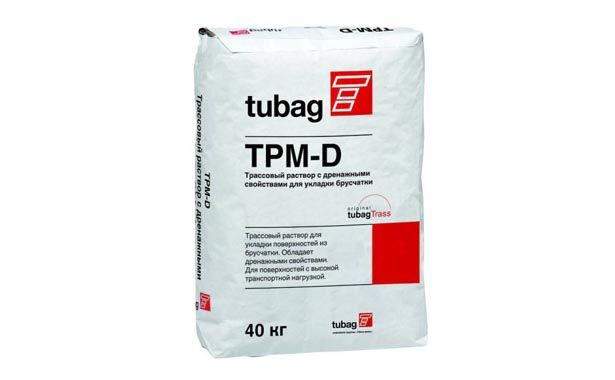 TPM-D4 Трассовый раствор с дренажными свойствами для укладки брусчатки, 0-4мм