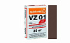 V.O.R. VZ 01 Кладочный раствор для лицевого кирпича F тёмно-коричневый