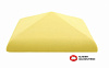 Керамический колпак на забор ZG Clinker, цвет желтый, С57